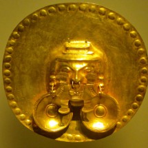Wonderful adornment in the famous Museo del Oro (Gold museum) in Bogota